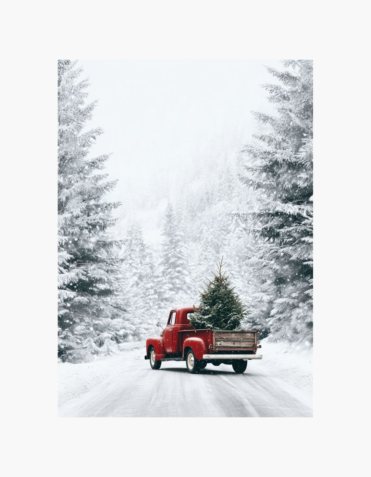 Christmas Truck Poster