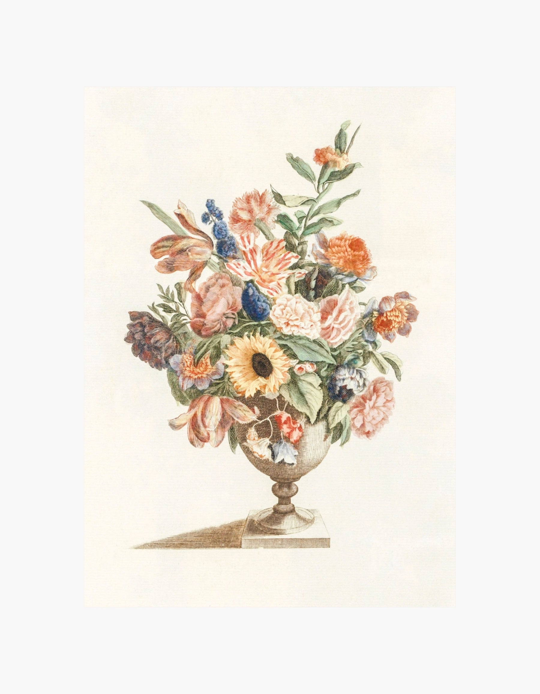 Johan Teyler A Vase with Flowers Poster