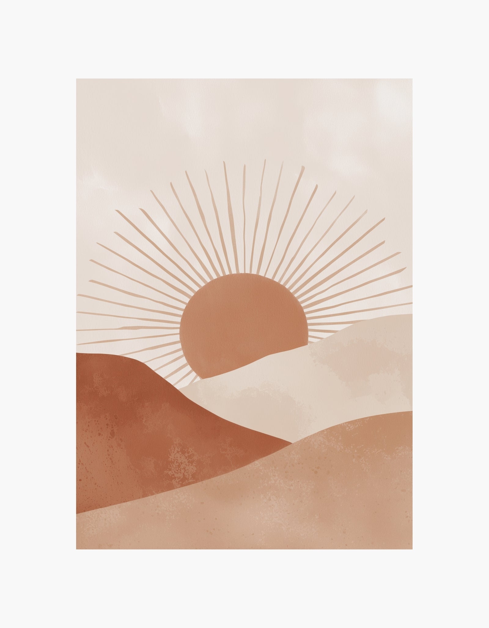 Desert Sun Poster