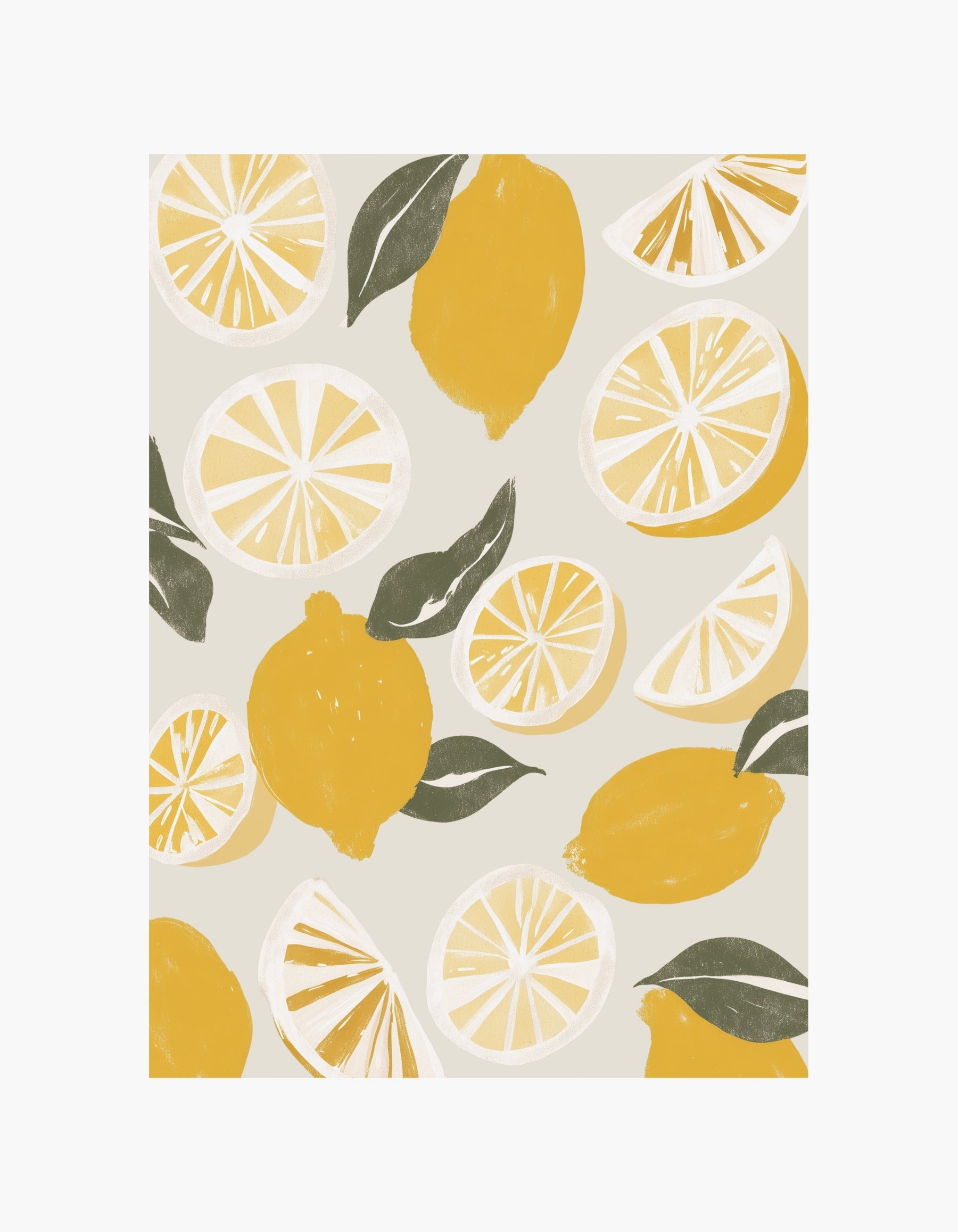 Lemon Garden Poster