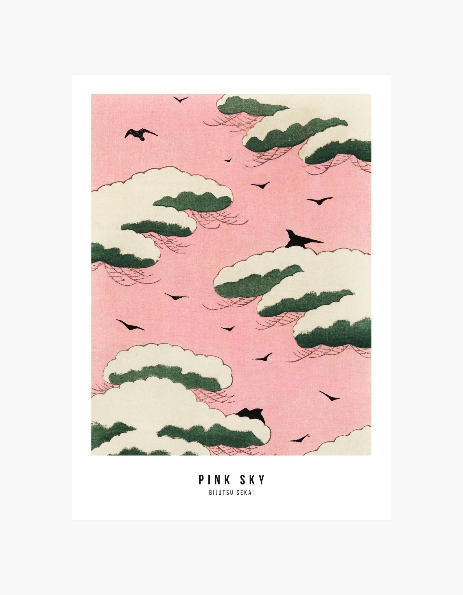 Watanabe Seitei Pink Sky Poster