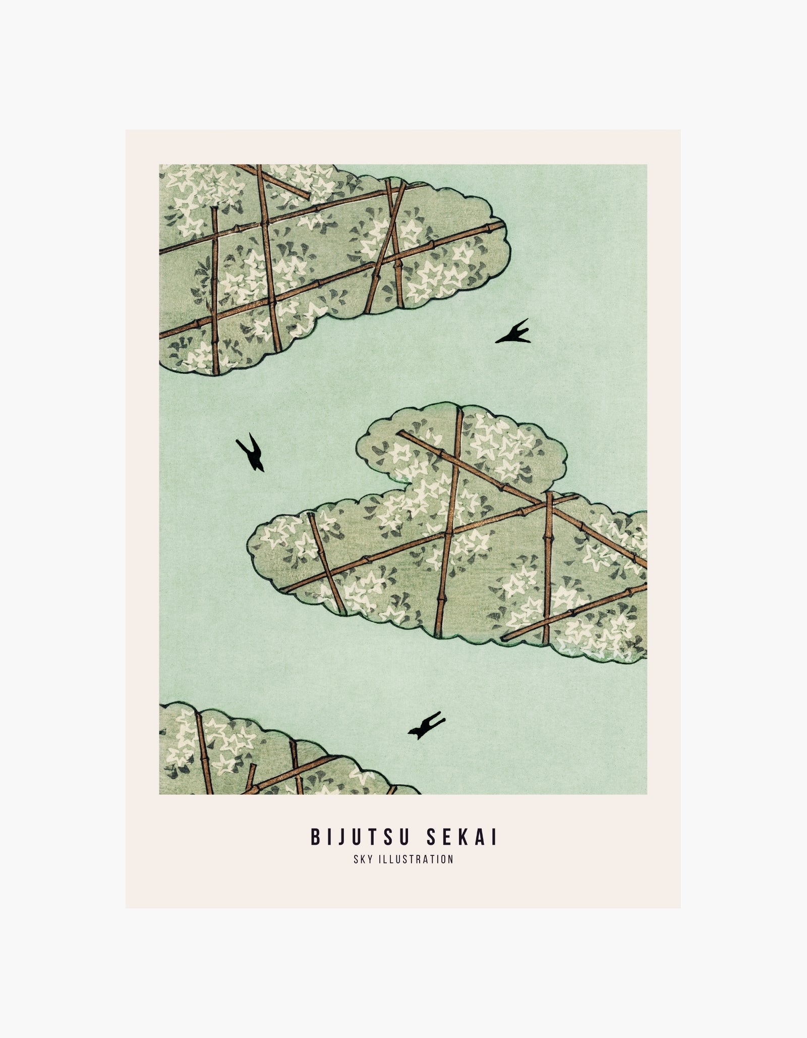 Watanabe Seitei Sky Illustration Poster